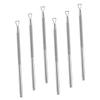 6 Piece Stainless Steel Nail Edge Cleaner and Gel Pusher Tool Set view 1