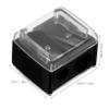 FOMIYES 1pc Double Hole Pencil Sharpener Compact Makeup Tool for Eyebrow Lip Liner and Eyeliner Pencils Easy to Use and Carry for Precise Application view 2