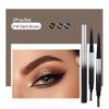 2 Pcs Brown EyeBrow Pencils for Women,Natural Eye Brow Pencil with Dual-Sided Brow Brush,Waterproof Scalable Eyebrow Pencil Fine Tip, Defines,Fills Brow Makeup (Brown) view 2
