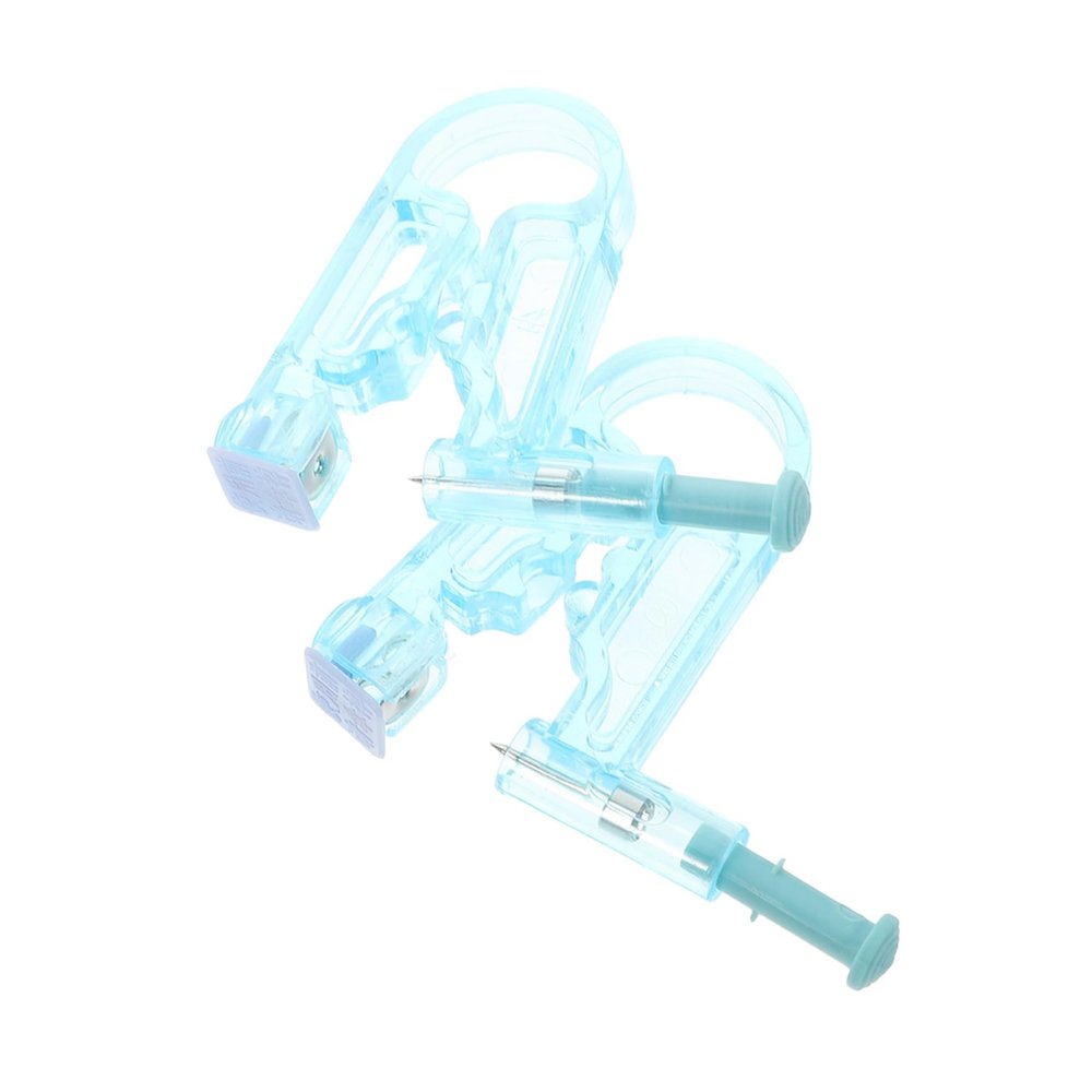 Ipetboom 2pcs Ear Piercing Tool for Boy Girl and Adults Use Ear Stud Piercer Kit for Home Travel and Salon Use
