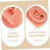 FOMIYES 2pcs Practice Piercing Supplies Silicone Human Ear Models Lightweight Teaching view 3