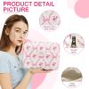 2PC Makeup Bag Set, Cute Cosmetic Bag for Women Girls, Floral Coquette Aesthetic Toiletry Bag, Travel Make Up Organizer Bag (Pink bow) view 4