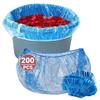 200-Count Blue Disposable Spa Chair Liners, 48" x 48" x 9.5 Mic, Elastic Bags for Pedicure and Foot Soak, Fits Most Salon Chair Tubs, Hygienic and Easy to Use view 2