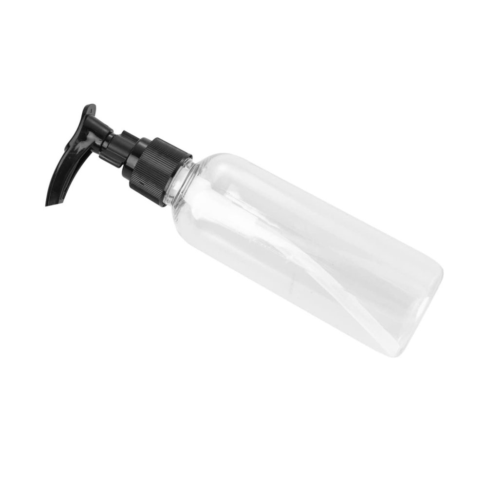 Beatifufu 4pcs Mini Travel Bottles Lotion Pump Reusable and Refillable Shampoo Dispensers for Liquid Soaps Body Wash Face Wash Essential Oils and More Press Pump Plastic