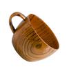 Danweix Wooden Shaving Bowl with Handle, Shaving Soap & Cream Bowl for Men Classic Style Easy to Lather Fits Wet Shaving (2#) view 3