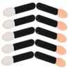 Beatifufu 10pcs Eyeshadow Applicator Brush Versatile Sponge Tipped Makeup Tool for Eyeshadow Lipstick and Concealer Portable and for view 1