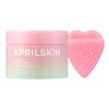 APRILSKIN Pink Aloe Facial Polish Cleanser with Heart-Shaped Plush Facial Cleansing Sponge view 1