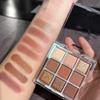 9 Color Brown Eyeshadow Palette - Rose Gold Dark Brown Bronze Naked Matte & Glitter Shades, Long-Lasting, Waterproof & Blendable, Natural Nude Eye Shadow Set sombras para ojos (Chocolate) view 2