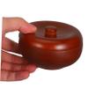 NAMOARLY Shaving Foam Bowl Barber Cup Wooden Shaving Brush Bowl Lid Beard Lathering Pot for Men view 3