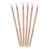 NOLITOY 6pcs Stainless Steel Nail Cuticle Pusher for Gel Polish Removal and Cleaning Manicure Tools for Home and Salon Use Finish view 1