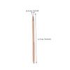 NOLITOY 6pcs Stainless Steel Nail Cuticle Pusher for Gel Polish Removal and Cleaning Manicure Tools for Home and Salon Use Finish view 2