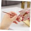 NOLITOY 6pcs Stainless Steel Nail Cuticle Pusher for Gel Polish Removal and Cleaning Manicure Tools for Home and Salon Use Finish view 4