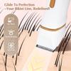 EiLVEEY Electric Bikini Trimmer for Women - 5 in 1 Rechargeable Electric Razors for Women, IPX7 Waterproof Pubic Hair Trimmer, Painless Womens Body Shaver, Facial Razor & Nose Hair Shaver, White view 3