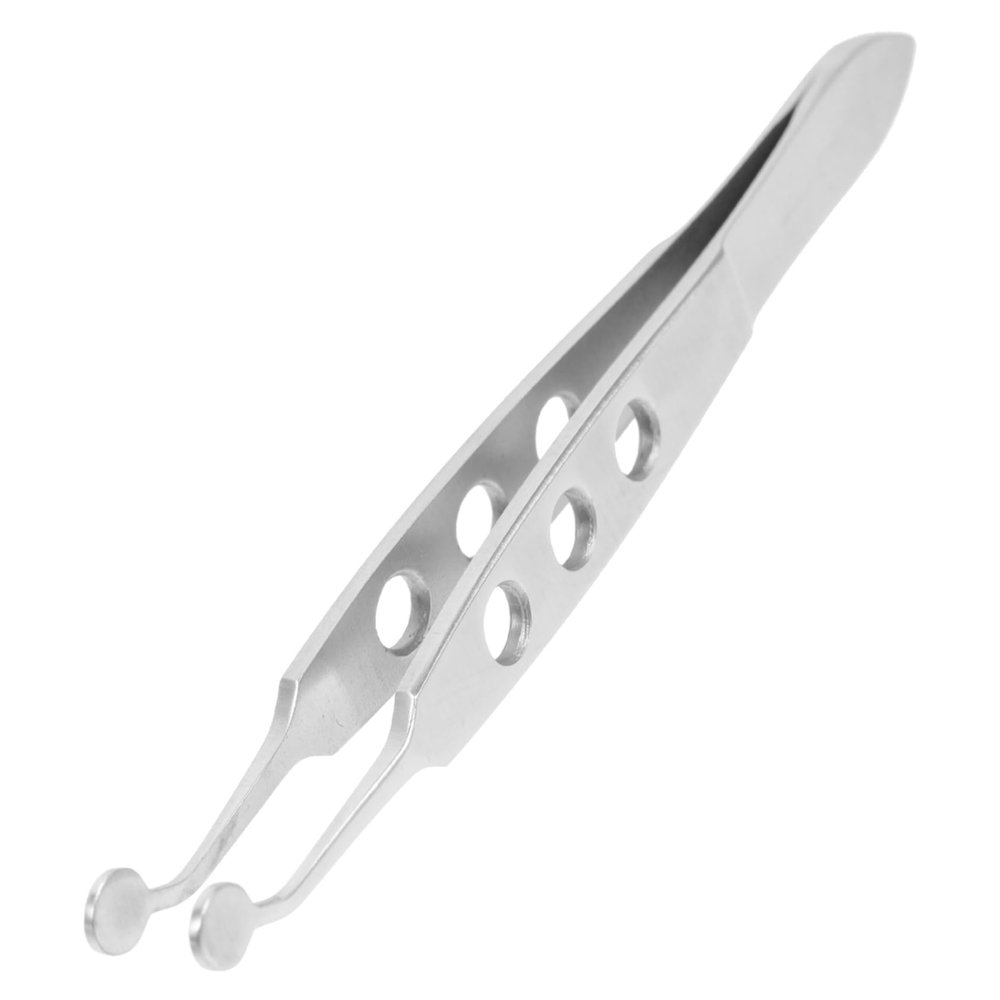 VINTORKY Stainless Steel Eyelid Forceps Eyelid Massage Tool Gland Tweezers Gentle Expression for Glands