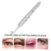 VINTORKY Stainless Steel Eyelid Forceps Eyelid Massage Tool Gland Tweezers Gentle Expression for Glands view 2