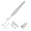 VINTORKY Stainless Steel Eyelid Forceps Eyelid Massage Tool Gland Tweezers Gentle Expression for Glands view 4