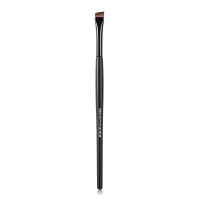 Eyebrow Brush for Groomed Brows - Professional Angled Brush and Spoolie for Precise Application, Blending, and Shaping of Brow Pencils, Powders, and Gels - Ideal for Natural or Defined Brow Looks