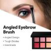Eyebrow Brush for Groomed Brows - Professional Angled Brush and Spoolie for Precise Application, Blending, and Shaping of Brow Pencils, Powders, and Gels - Ideal for Natural or Defined Brow Looks view 3