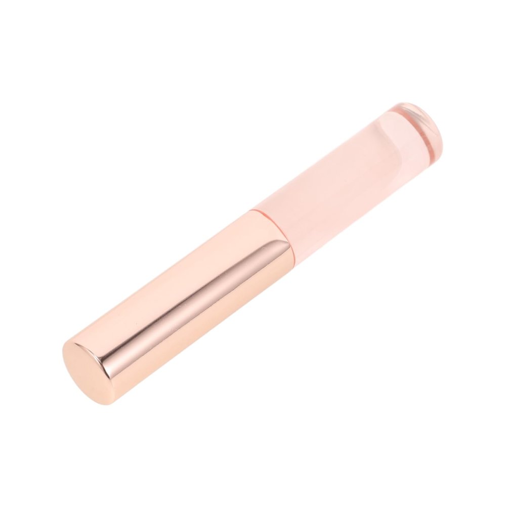 Beatifufu 2pcs Silicone Lip Brush with and Safe Silicone Lip Makeup Tool for Gloss and Face Mask Application Transparent Handle for Precise Care