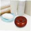 OUNONA Shaving Soap Bowl with Lid for Men Shaving Mug Beard Care and Facial Cleansing for Grooming Essentials view 4