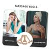 FOYTOKI 3pcs Face Roller Massage Tool Set Wooden Facial Face Roller for Beauty Tools view 3
