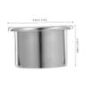 ABOOFAN Salon Hair Dryer Holder Tool Organizer Desktop Storage for Hair Styling Tools Stainless Steel Design Space-Saving for Blow Dryer Straightener Elegant Bathroom Accessory view 2