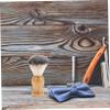 FOYTOKI 3pcs Soft Bristle Shaving Brush for Men Ergonomic Design for Facial Cleansing and Beard Grooming Handle Grooming Accessory view 4