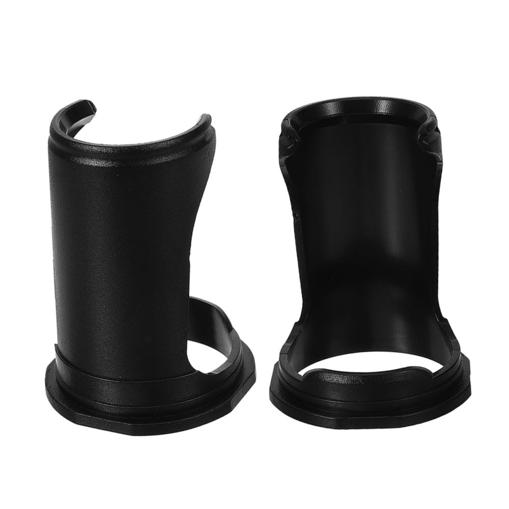 Baluue 2pcs Portable Shaving Brush Holder Plastic Beard Grooming Stand Versatile Organizer for Men Easy to Clean and Travel-friendly