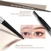 2 Pcs Black Eye Brow Pencils for Women,Natural Eyebrow Pencil with Dual-Sided Brow Brush,Waterproof Scalable Eyebrow Pencil Fine Tip, Defines,Fills Brow Makeup (Gery Black) view 4