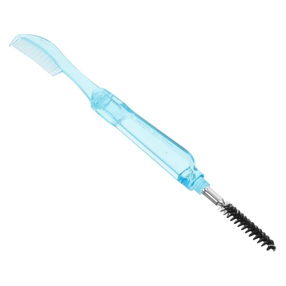 Beatifufu Folding Eyelash and Eyebrow Separator Comb Portable Dual- Lash Brush for Women Compact Design Transparent Makeup Tool for Lashes and Brows