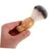 Healeved 3pcs Soft Bristle Beard Grooming Brush Handle for Men Daily Facial Cleaning and Shaving Accessory and User-friendly Design view 3