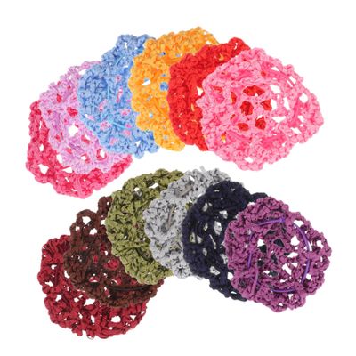 Beatifufu 12pcs Hair Bun Covers for Women Invisible Mesh Hair Nets for Ballet Dance Skating and Secure and Gentle for Stylish Buns