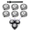 SH50 Replacement Blades Compatible with Series 5000 Electric Shavers, Replacement Heads For Philips Norelco 5000 Shaver, SH50 blades, 6-pc pack view 1