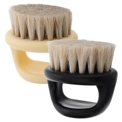FRCOLOR 2pcs Fingernail Cleaning Brush Soft and Stiff Bristles for Nail Scrubbing Portable Design for Men and Women for Manicures and Pedicures