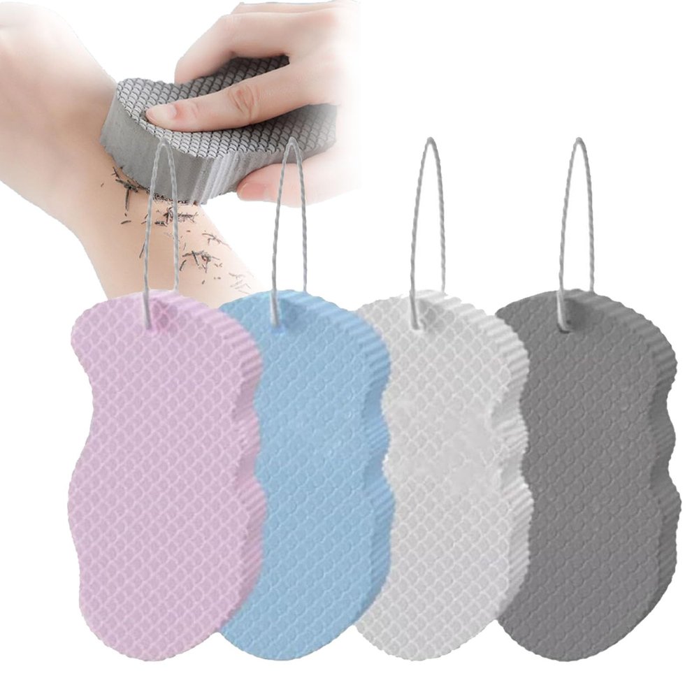 Magic Exfoliating Bath Sponge Reusable Skin Sponge, Super Soft Exfoliating Bath Sponge Remover Dead Skin for All Skin Types (Mix)
