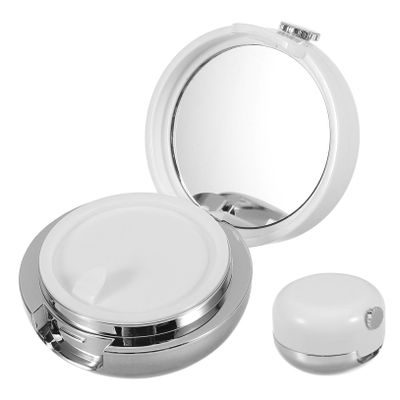 Didiseaon 13g Empty Lip Gloss Containers Silicone Lip Brush and Built Mirror for and Face Travel-friendly Makeup Organizer