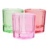3pcs Octagonal Glass Nail Dappen Dish for Powder Mixing view 1