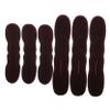 FRCOLOR 6pcs Hair Bun Maker Set Sponge Hair Bun Curler Versatile Styling Tool for Parties Weddings and Daily Use view 1