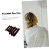 FRCOLOR 6pcs Hair Bun Maker Set Sponge Hair Bun Curler Versatile Styling Tool for Parties Weddings and Daily Use view 4