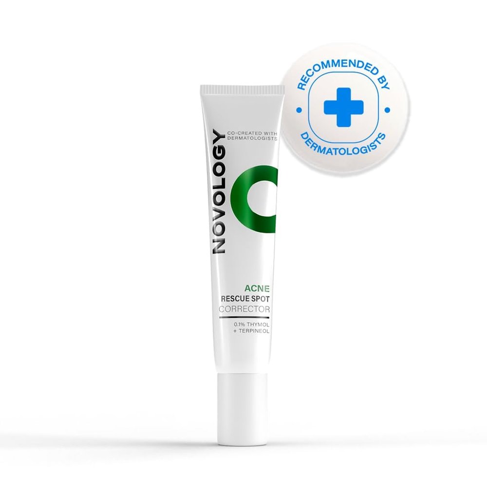 Novology Acne Spot Corrector Gel | For Active Acne, Pimples, Whiteheads | 30g