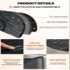 3ft x 5ft Salon Floor Mat, Lanstics Anti Fatigue Barber Shop Chair Mat for Circle Chair Base Hair Stylist Beauty Floor Mats Thick Half Round Office Comfort Floor Mat for Salon & Barber (Marble) view 4