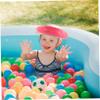 Baluue Bath Cap Ear Protection Cute Tiger Design Comfortable Boy Girl Shampoo Visor for Bath Hair Washing Shield for Boy Girl view 4