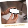 FOMIYES 3pcs Magnification Beauty Mirror Suction Cup Handheld Magnifying Mirror for Makeup Compact Travel for Face Eyebrows Hairdressing view 3