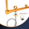 hocvseo Water Circulation Rack with Pillow Kit, Hair Salon Shower Shampoo Bed Accessories, Head Spa Equipment Frame, for Salon, Hair Treatment view 4