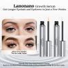 Lanonano Eyelash and Eyebrow Serum Set for Thicker, Longer, Fuller Lashes and Brows, Vegan & Cruelty-Free, 0.2 Fl Oz6ml view 2