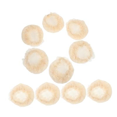 Beatifufu 10pcs Girls Dance Hair Nets Ballet Bun Net Bag Elastic Lace Hair Holder for Long