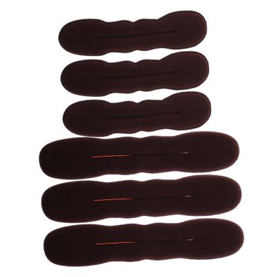 OHPHCALL 6pcs Portable Hair Bun Shaper for Women Reusable Bun Maker Twist Hair Band for Stylish and Easy