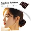 OHPHCALL 6pcs Portable Hair Bun Shaper for Women Reusable Bun Maker Twist Hair Band for Stylish and Easy view 4