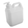 OHPHCALL Heavy-Duty Liquid Container with Pump Durable Plastic Jug with Handle for Water Sauces Soaps Leak Storage for Home and Kitchen view 1