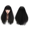 NOLITOY Long Curly Hair Wig Corn Perm Women's Fashion Wig Black Multi-occasion Fit view 3